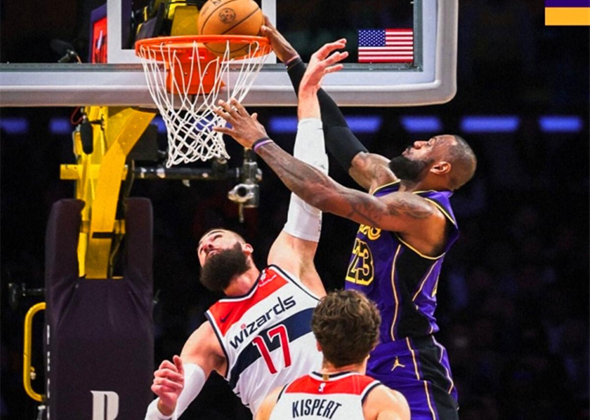 关于美国男篮险胜湖人B队，哈里斯打破历史纪录的信息